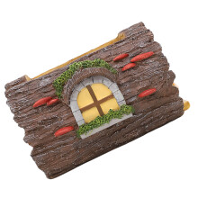 Artistic Desktop Stump Decorations Planter-Mushroom House