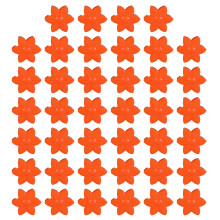 40Pcs Plant Climbing Wall Fixture Clips Plant Vine-Orange