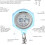 Digital Stopwatch 2Pack BuckleWebbing Lanyards, Luminous Numerals, Precise Electronic Timing, LongLife Battery 2