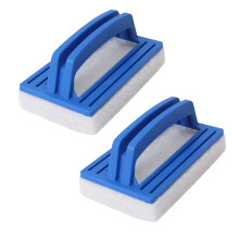 Pool Scrubbing Brush Set of 2 Scouring Sponge for Cleaning Scourer, Kitchen, Bath, Shower Tile