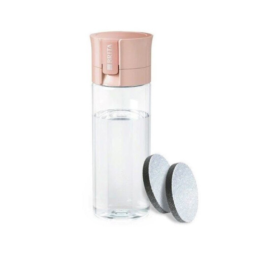 BRITA Filterkaraf - BRITA - Vital Filterfles - 0,6 l - Kleur Pastelperzik - Vervangbaar filter