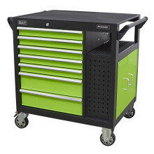 Sealey Premier™ Mobile Workstation with 7 Drawers & Cupboard 920mm AP36MWS