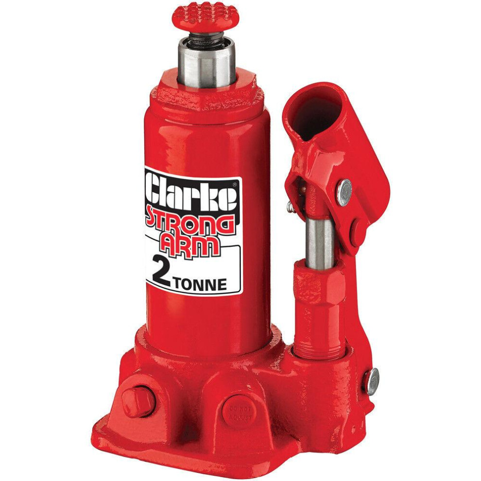 Clarke Bottle Jack 2 Ton 2T Tonne Floor Hydraulic Lifting Car Van Cbj2b 5016086240334