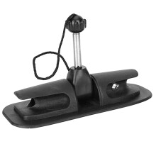 Performance Paddle Holder Light Marine Clip Safety Lock Easy Install Mount For Adult Beginners Denim Stone Black