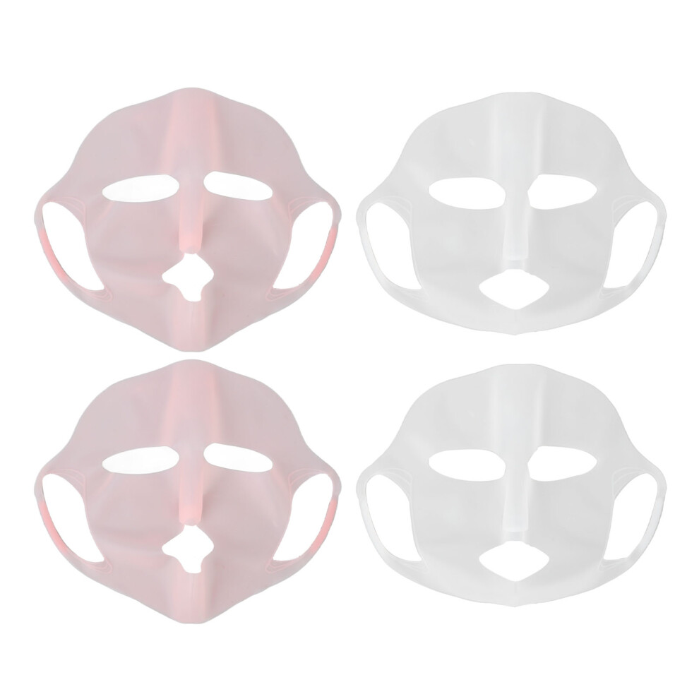 Reusable Silicone Face Wraps for Enhanced Sheet Mask Benefits - 4pcs