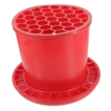 Portable Poultry Feeder For Chickens Ducks Geese Anti Contamination Design Easy To Clean Reusable Feed Container Stable For Dry And Wet Feed