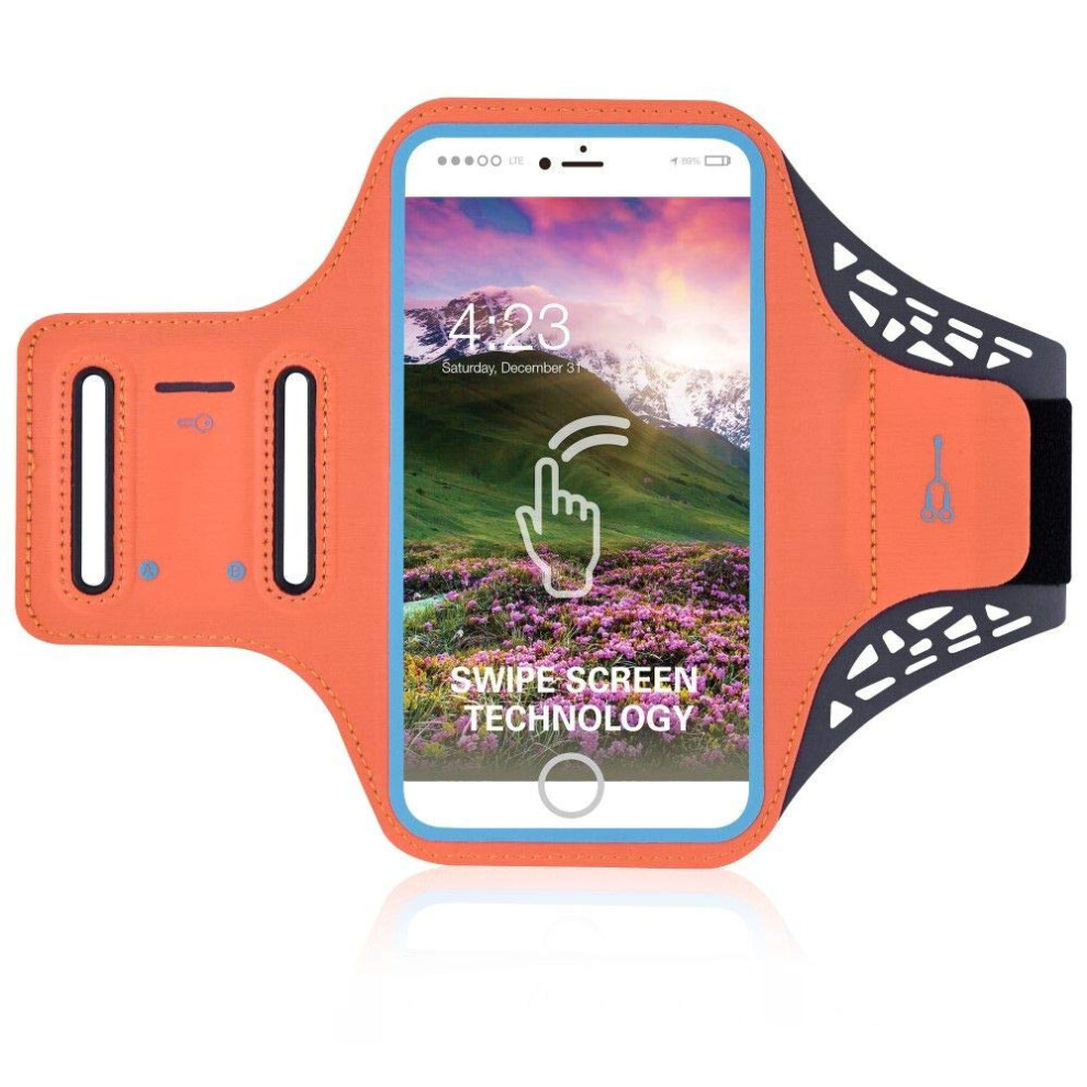 Professional Cover Ultrathin Armband Sport Walking Running Fitness Cycling Gym For Xiaomi Mi6 / Mi 6 Orange 9347817253870