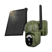 Trail Camera 4MP 4G/WiFi Solar Outdoor Wireless IP66 Waterproof Night Vision Human/Animal Detection TwoWay Talk No Card