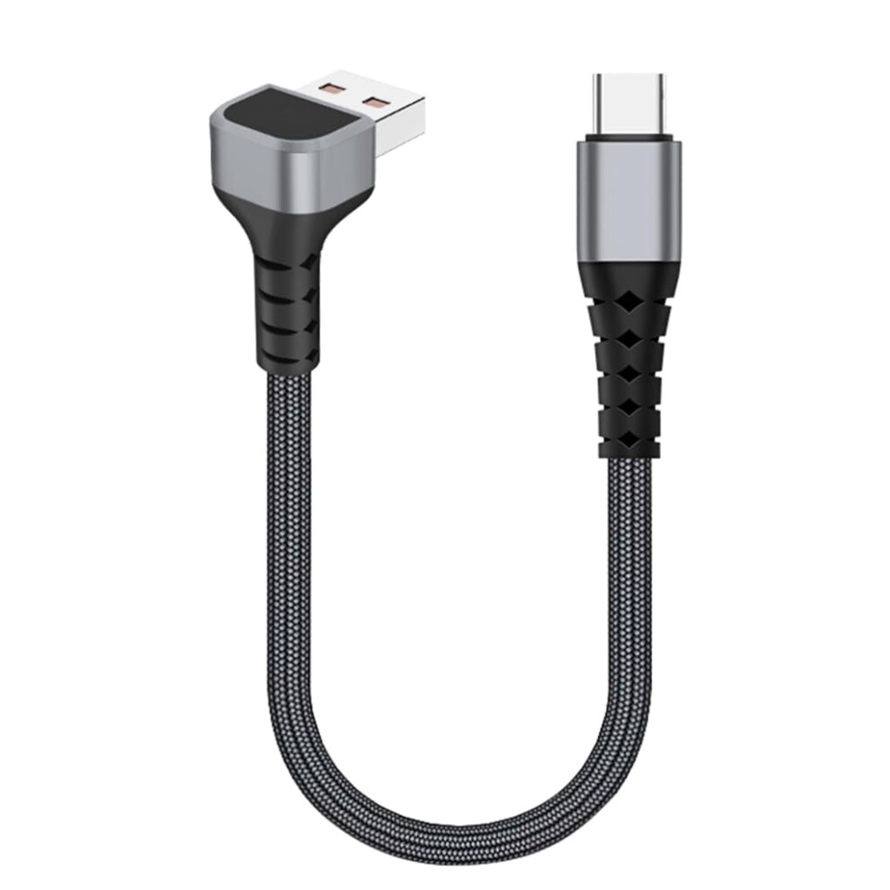 90 Degree Elbow Usb To Type C Charging Cord With 480Mbps Sync For Headphones And Speakers Ref: 2706 9347817254280