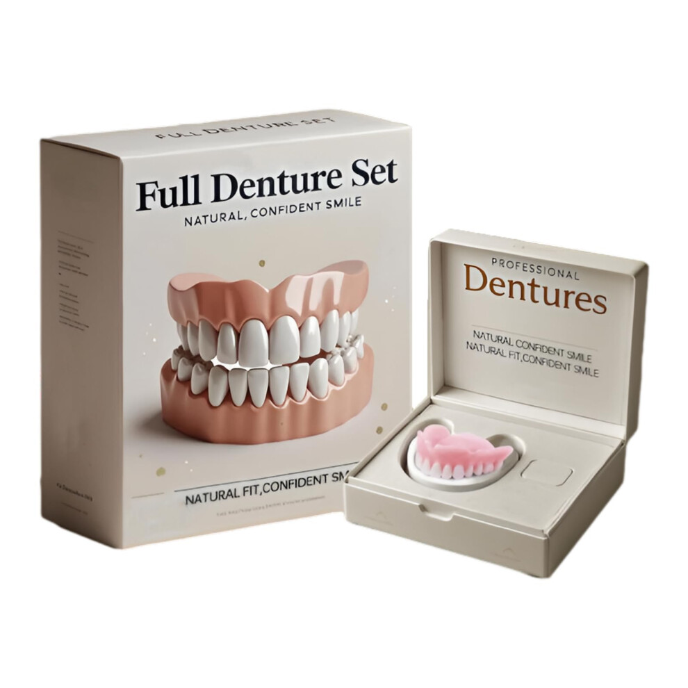 Advanced Customised Full Denture Set Silicone Reline For Dentures Soft And Comfortable Model 1