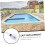 Pool Brush with Handle Pool Hand Brush Corner Brush Short Pool Broom 5