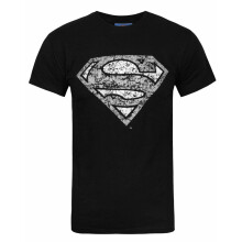 DC Comics Superman Short Sleeved T-Shirt (Mens Black)