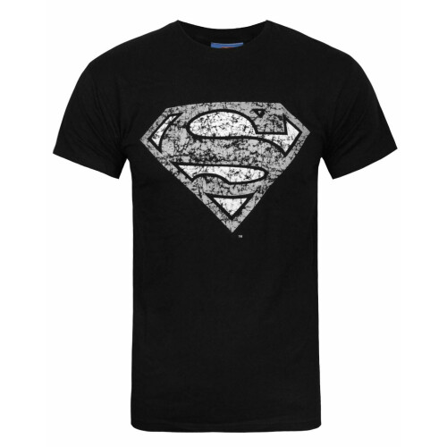 DC Comics DC Comics Superman Short Sleeved T-Shirt (Mens Black)