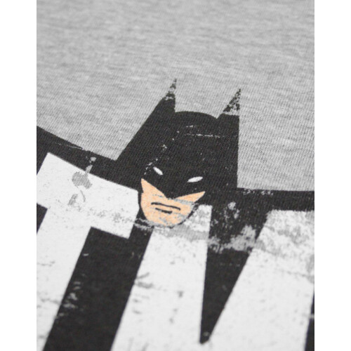 DC Comics DC Comics Batman Short Sleeved T-Shirt (Mens Grey) 2