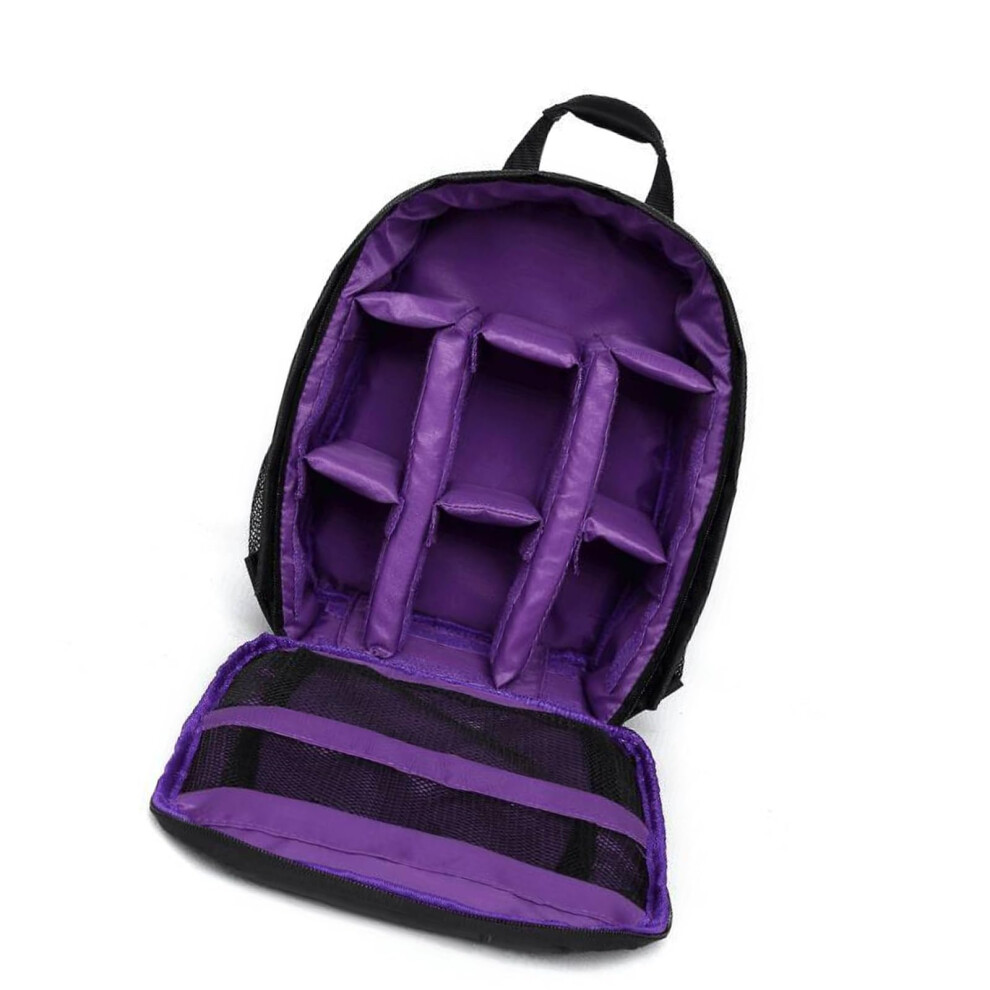 Outdoor Camera Backpack Dslr Compatible Waterproof Shoulder Style For Hiking And Video Gear Purple 9199774457125