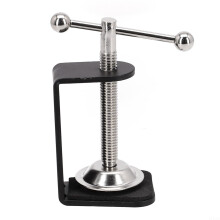 C Shape Table Mount Clamp for Microphone Setup Stable and Adjustable with Silicone Protection (HH003)