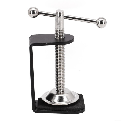 C Shape Table Mount Clamp for Microphone Setup Stable and Adjustable with Silicone Protection (HH003)