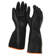 Tig Gloves Nitrile Industrial Gloves Extended Chemical Protective Safety Work Black