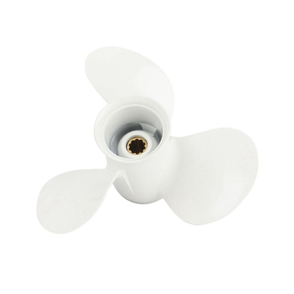 664-45952-00-El 9 7/8 X 14 Aluminum Boat Outboard Propeller For 20-30Hp 10 Spline Tooth 3 Blades Rh White 6033425588765