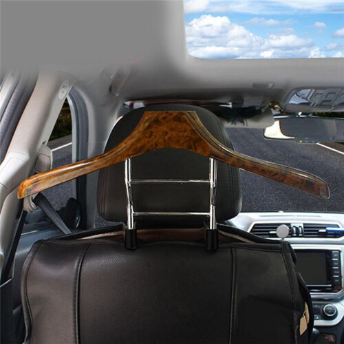 Car Coat Hanger Headrest Back Organizer Car with Headrest Restraint Rods 1