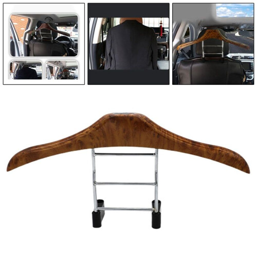 Car Coat Hanger Headrest Back Organizer Car with Headrest Restraint Rods 2