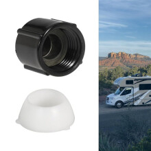 4er-Set Tiefpunkt-Ablasskappen und Dichtungen für Wohnmobile, Wohnwagen, Anhänger, 1/2 Zoll, Wohnmobil-Warm- und Kaltwasserleitungen 1/2″