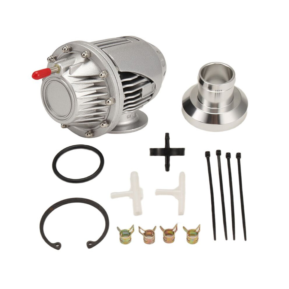 Sqv4 Blow Off Valve Turbo Valve Pressure Relief Valve Blow-Off Adjustable Flange Sqv4 Adapter Silver 6031847165441