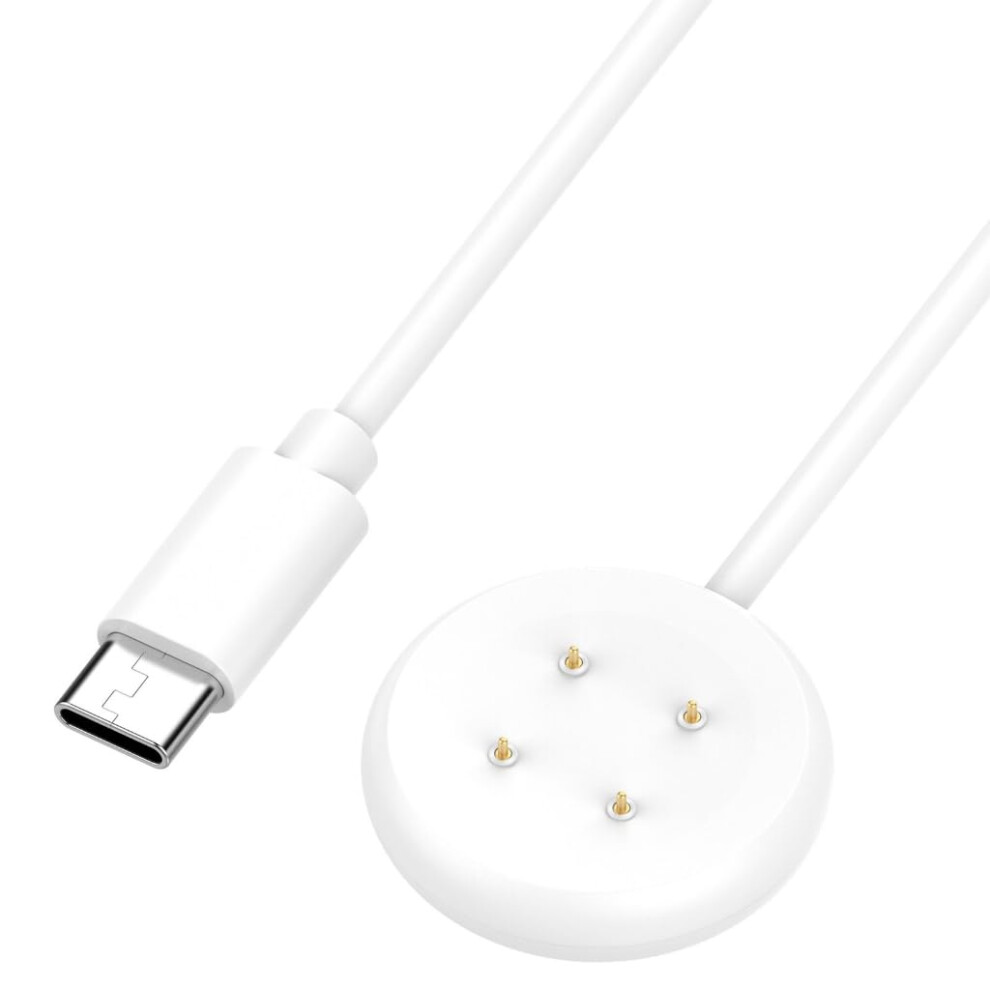 Smartwatch Charger Magnetic Charging Cable Type C Usb A Fast Cord For Watch 3 White 9189345442414