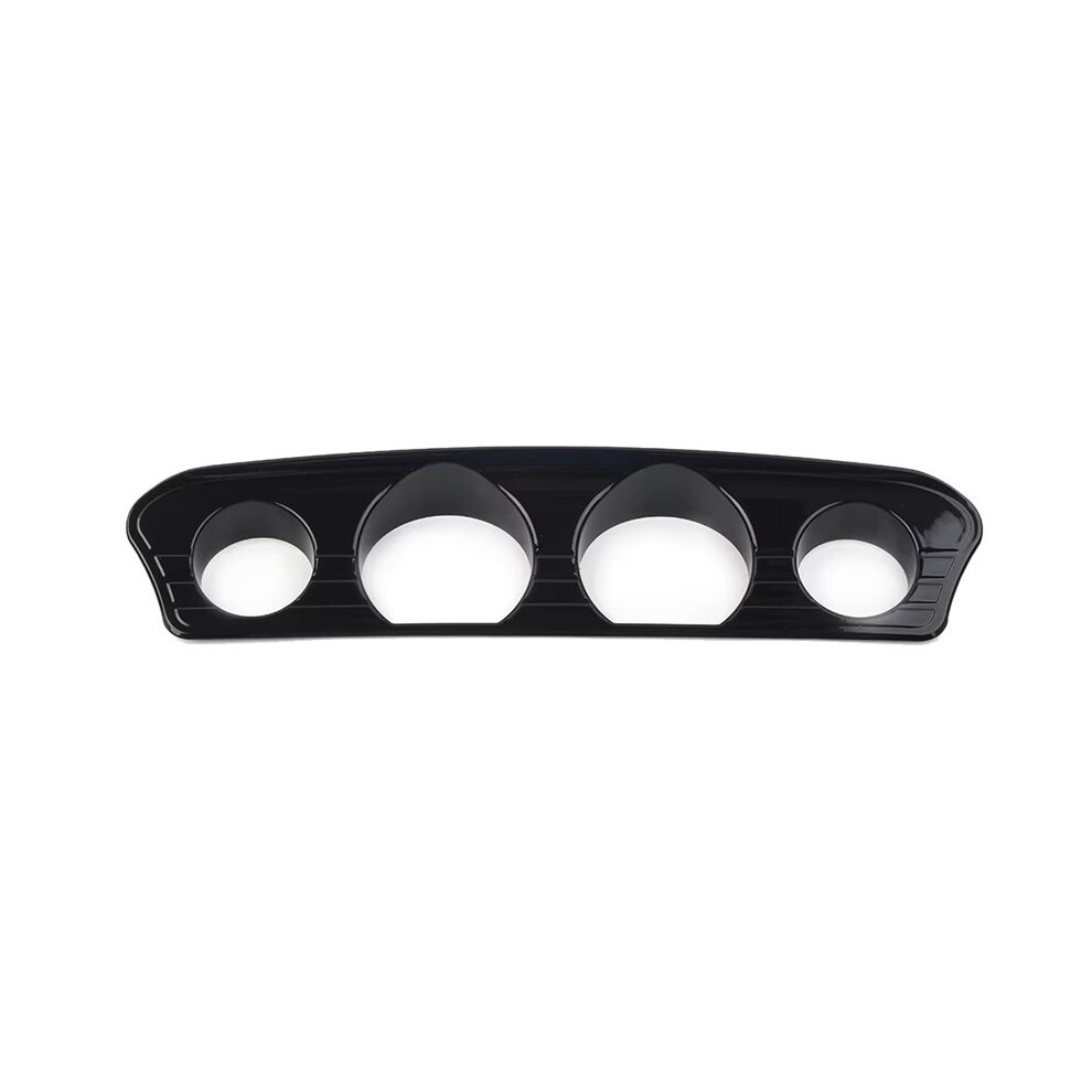 Motorcycle Round-Hole Gauge Cover Trim Frame For Touring Electra Glide Street Glide Ultra 2014-2025 Glossy Black 6033073996448