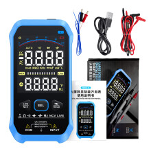 Color Display Multimeter ACDC Resistance Capacitance DiodeTester With Sound Light Reminder