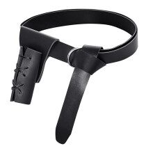 Medieval Sword Holster Adjustable Leather Frog Holster Renaissance Knight Belt Set Cosplay Pirate Halloween Belt
