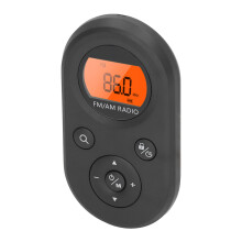Outdoor Portable Radio DC5V 76‑108MHz FM AM Backlight Black