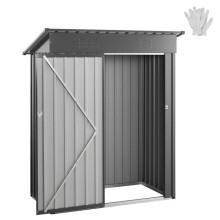 Casetta da Giardino in Metallo - DUOKU - TC-XH050 - 153,3 x 87,6 cm - Resistente alle Intemperie - Portella Serrabile