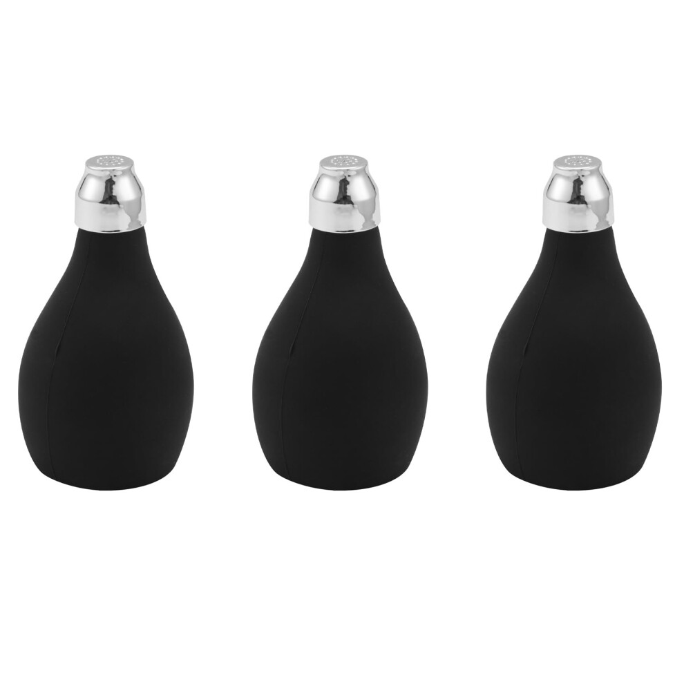 3X Powder Bottle Refillable Silicone Powder Dispenser, Empty Powder Container For Barber And Powder Sprayer