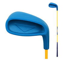 Junior Golf Irons for Beginners Blue 6-8 Years Old with Large Sweet Spot and Lightweight Carbon Shaft