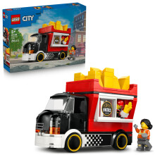 LEGO City 60488 Der Pommes-Frites Food-Truck - Konstruktionsspielzeug ab 5 Jahren - Geschenkidee