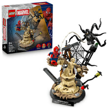 LEGO Marvel 76334 Der legendäre Kampf zwischen Spider-Man und Sandman - Spielzeug ab 9 Jahren