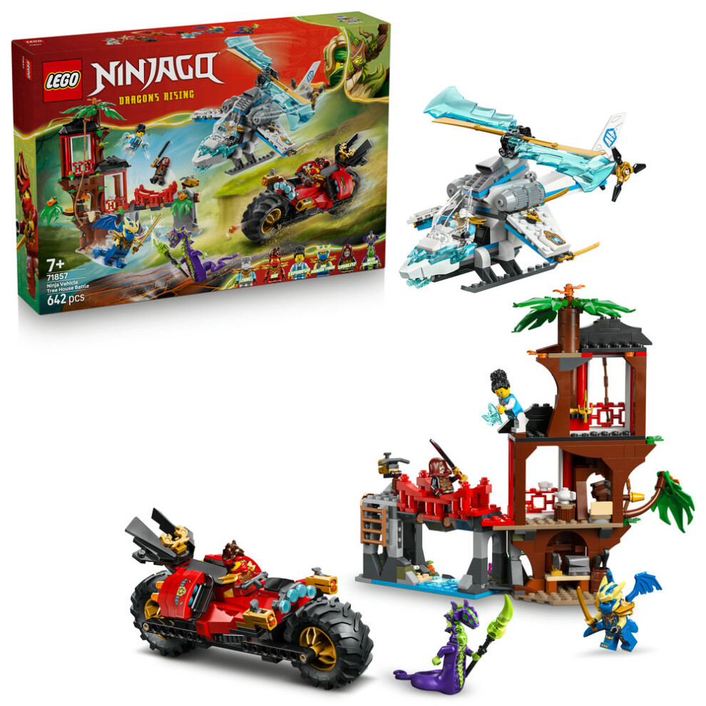 Lego Ninjago 71857 Ninja Vehicle Tree House Battle Age 7+ 642Pcs