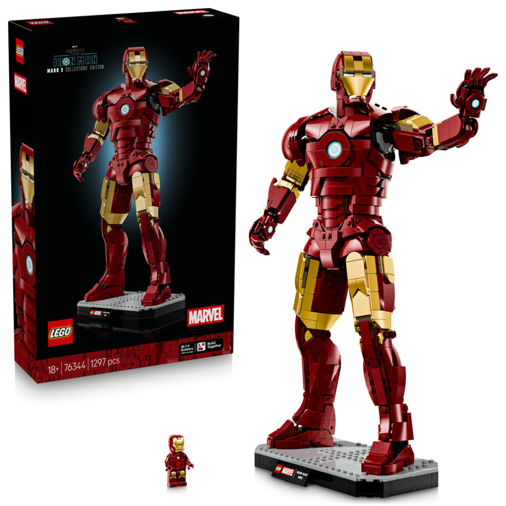Lego Gold Marvel 76344 Iron Man Mark 3 Collectors Edition - Image 8