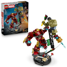 LEGO Marvel 76343 Der legendäre Kampf zwischen Hulkbuster und Hulk - Spiel ab 9 Jahren - Geschenk