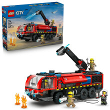 LEGO City 60499 O Caminhão de Bombeiros do Aeroporto - Brinquedo de Construção a partir de 7 anos