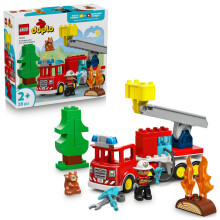LEGO DUPLO Meine Stadt 10473 Das Feuerwehrauto - Bildungs Spielzeug für Jungen oder Mädchen ab 2 Jahren
