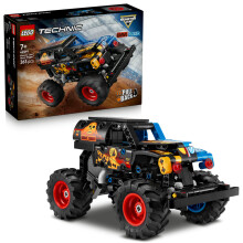 LEGO Technic 42219 Monster Jam Grave Digger - Fogo e Gelo - Jogo de Construção a partir de 7 anos