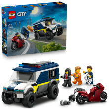 LEGO City 60479 Der Gefängnistransporter - Konstruktionsspielzeug ab 6 Jahren - Modell eines Lastwagens