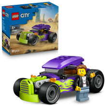 LEGO City 60485 Le Hot Rod - Spielzeug Rennwagen - Feinmotorik - Geschenk ab 5 Jahren