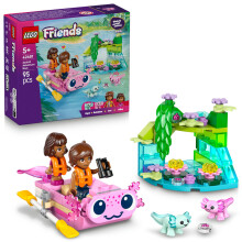 LEGO Friends 42681 Das Axolotl Abenteuerboot - Konstruktionsspielzeug ab 5 Jahren - Figuren