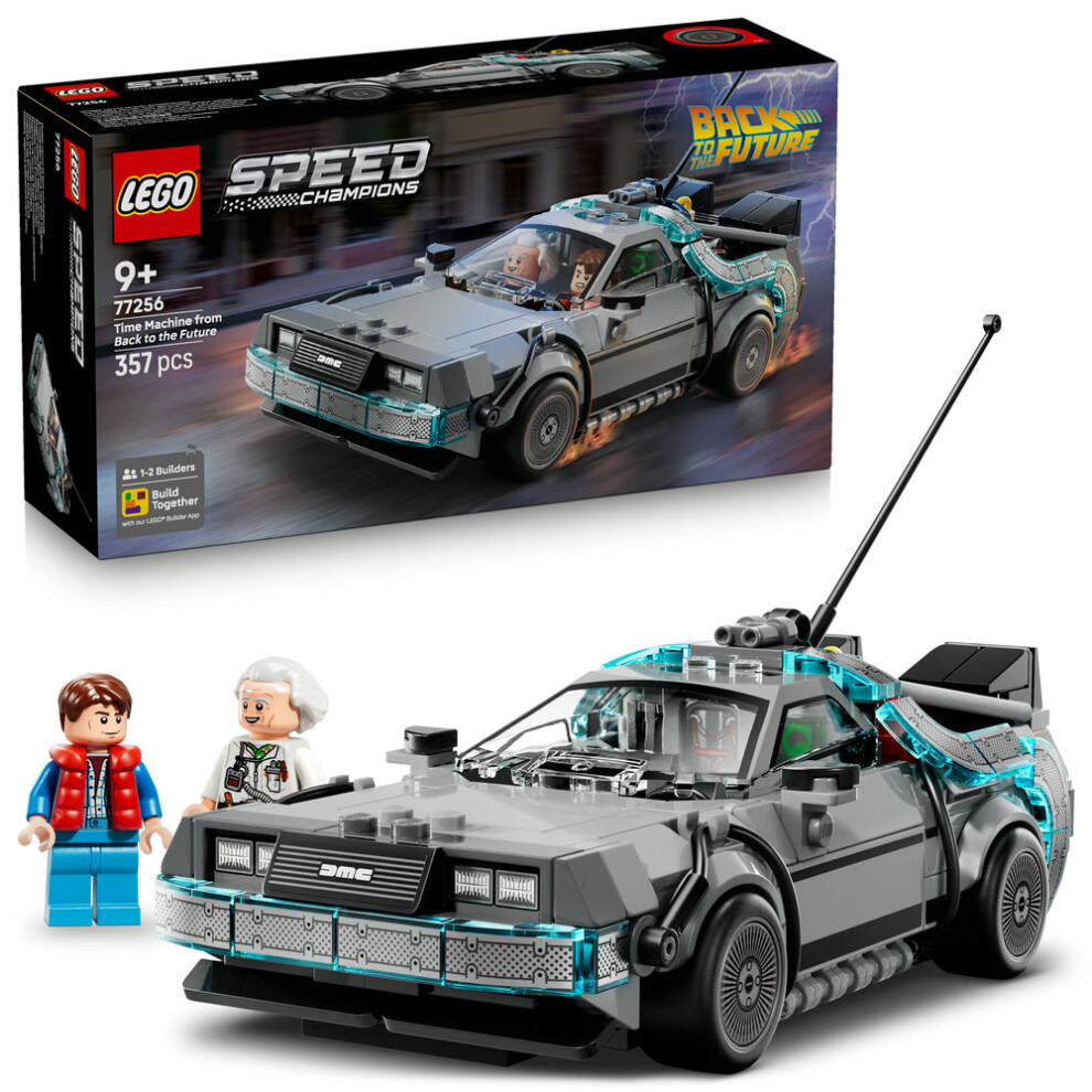 Lego Unisex Orange/Brown Speed Champions Time Machine From Back To The Future 77256 - Image 33