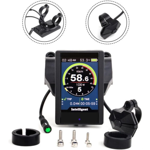 LCD Display Control Unit Replacement For EBike Motor Kits 500C P850C 750C Cable DPC18 With User Friendly Button Design 1