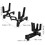 Lightweight Black Folding Violin Stand with Wear-Resistant Protective Bracket 6
