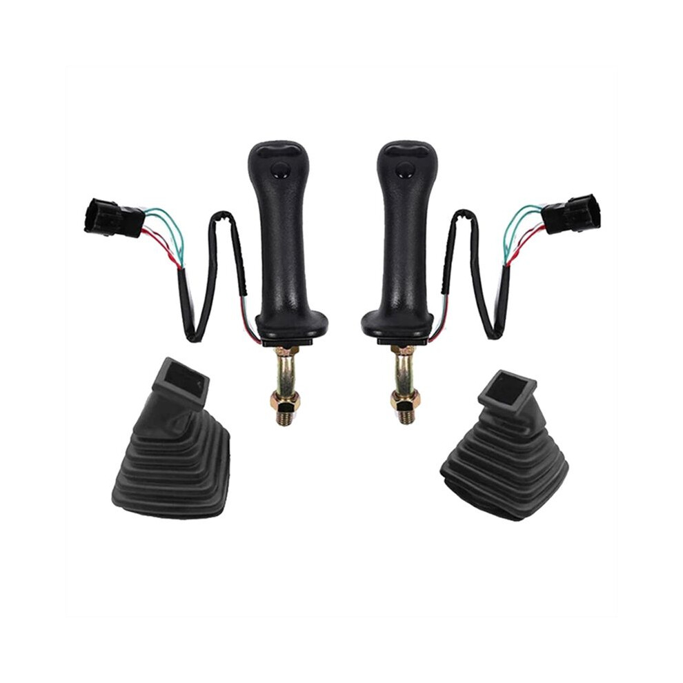 1Pair 3 Buttons Excavator Joystick Gears Handle With Dust Cover Assembly For Daewoo Doosan-Dh Dx150 Dx215 Dx225 370-9C 4713868974579